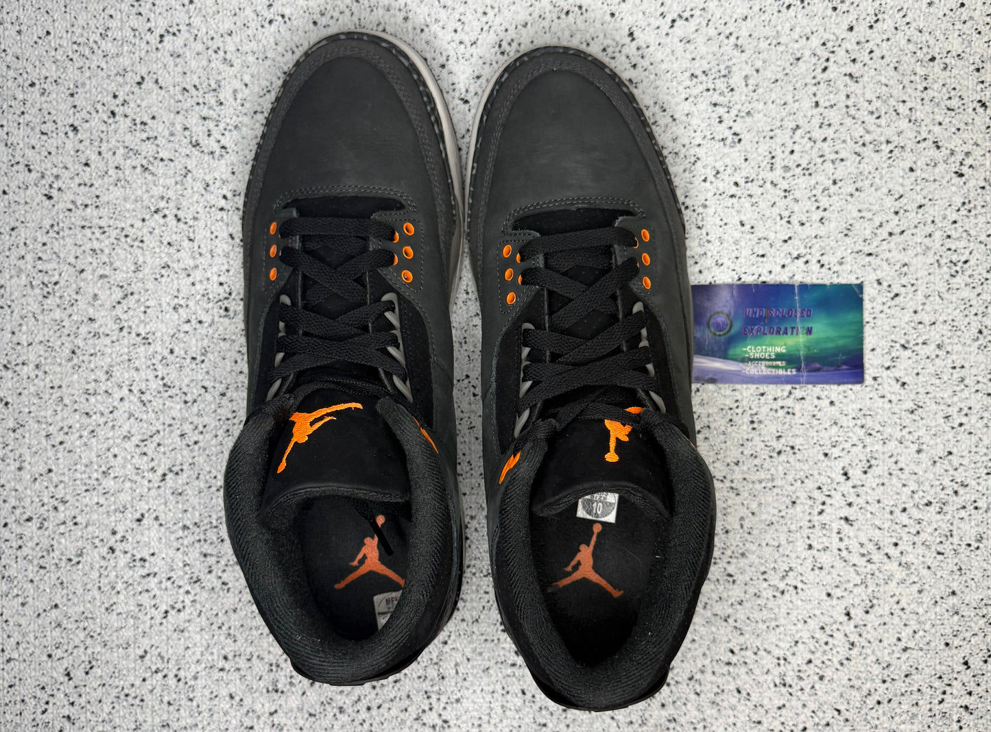 Jordan 3 Fear 10 Men/11.5 Women “Preowned”