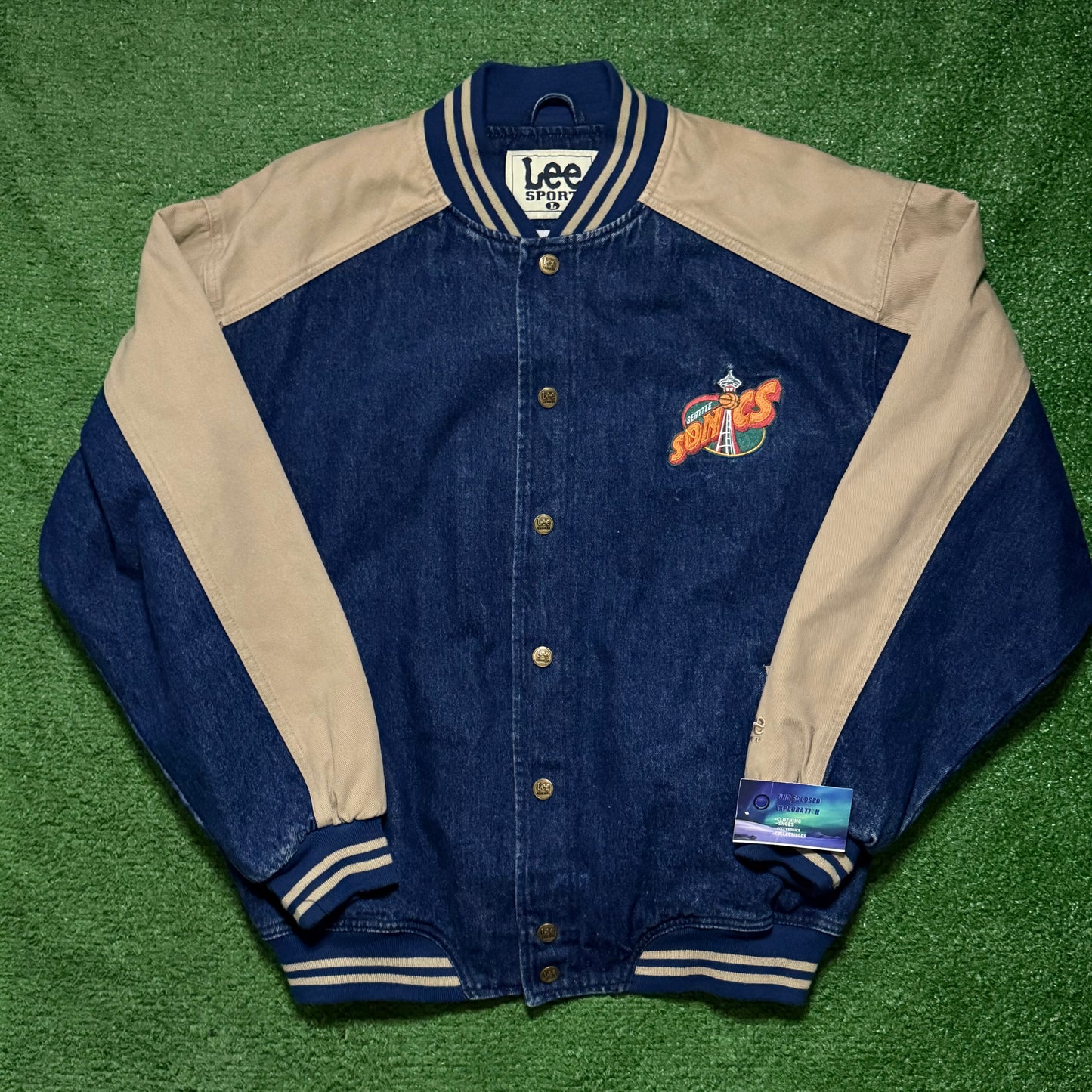 Vintage Seattle SuperSonics Denim Jacket