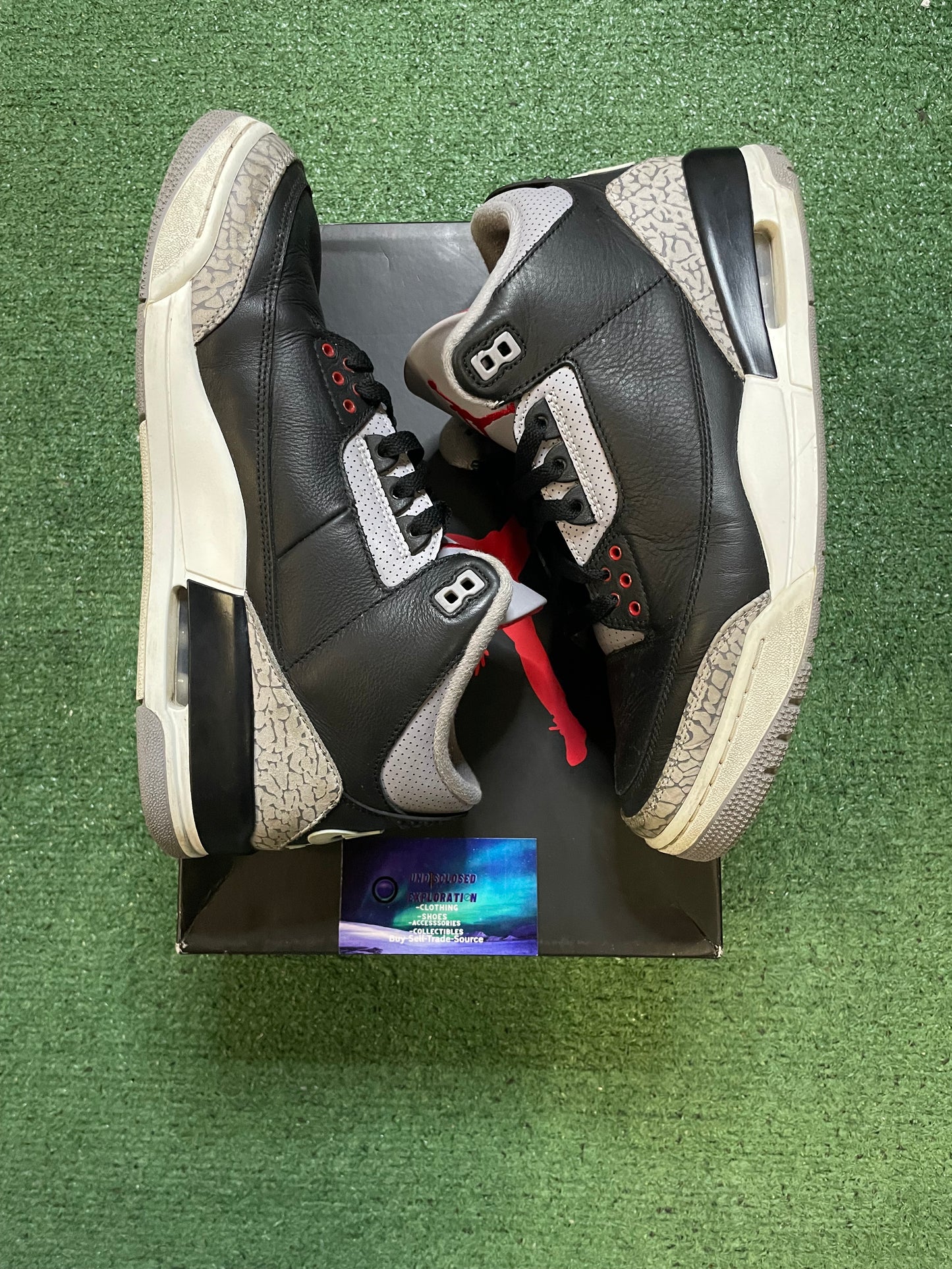 Air Jordan 3 black cement 2024 size 10men/11.5women