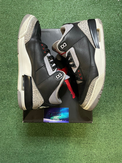 Air Jordan 3 black cement 2024 size 10men/11.5women