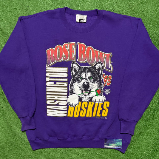 Vintage Washington Huskies 1993 Rose Bowl Crewneck