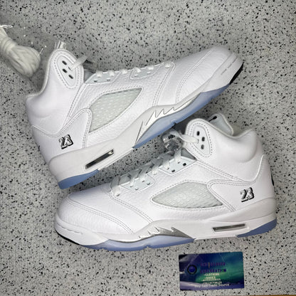 Jordan 5 White Metallic