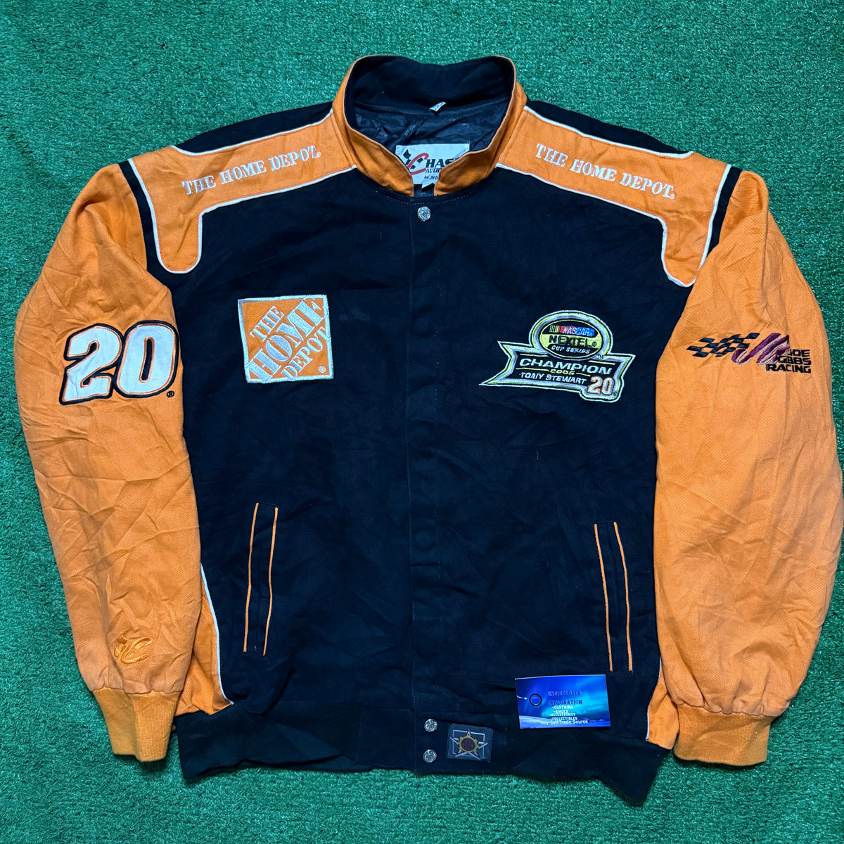 Vintage Tony Stewart Home Depot Nascar Jacket