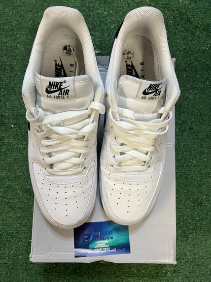 Nike Air Force 1 low white black size 10men/11.5women