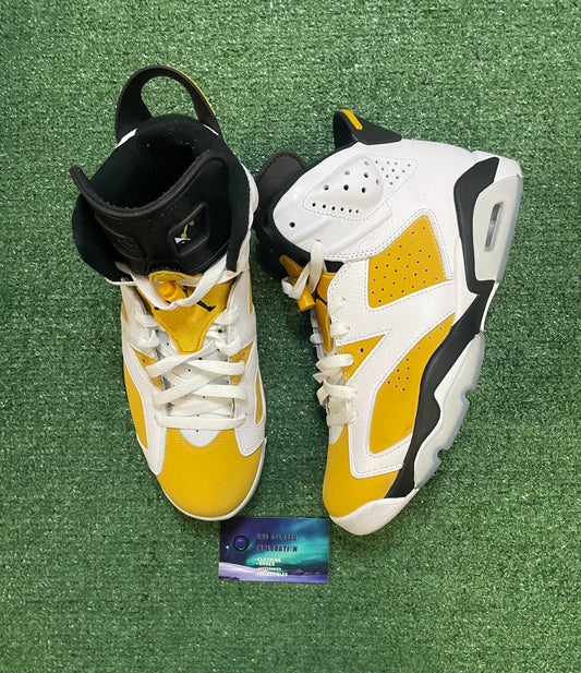 Air Jordan 6 yellow ochre size 9.5men/11women