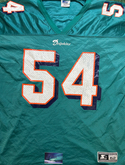 Vintage 1990s Starter Miami dolphins Z.Thomas #54 Jersey