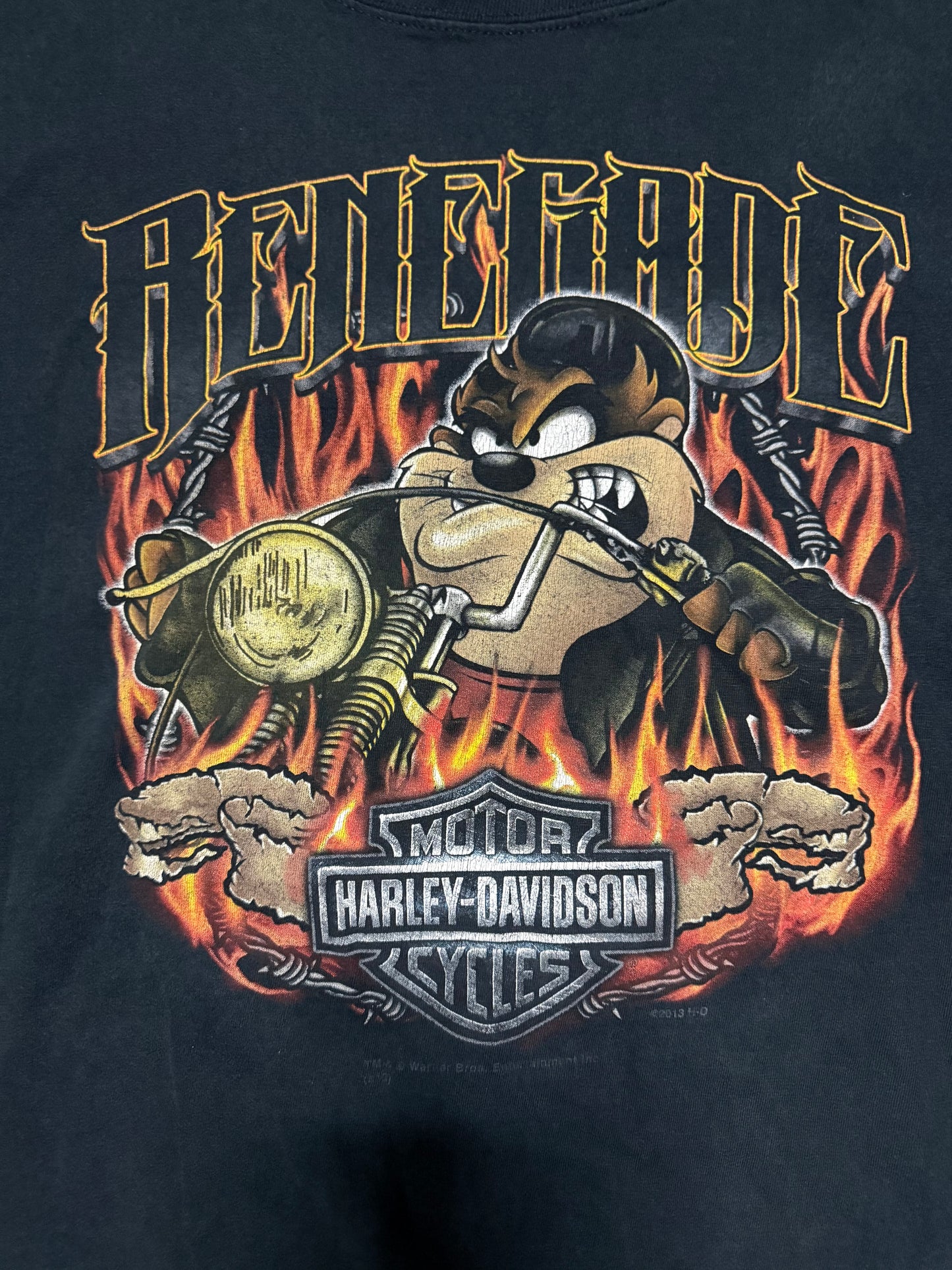 Vintage Harley Davidson Looney Tunes Shirt
