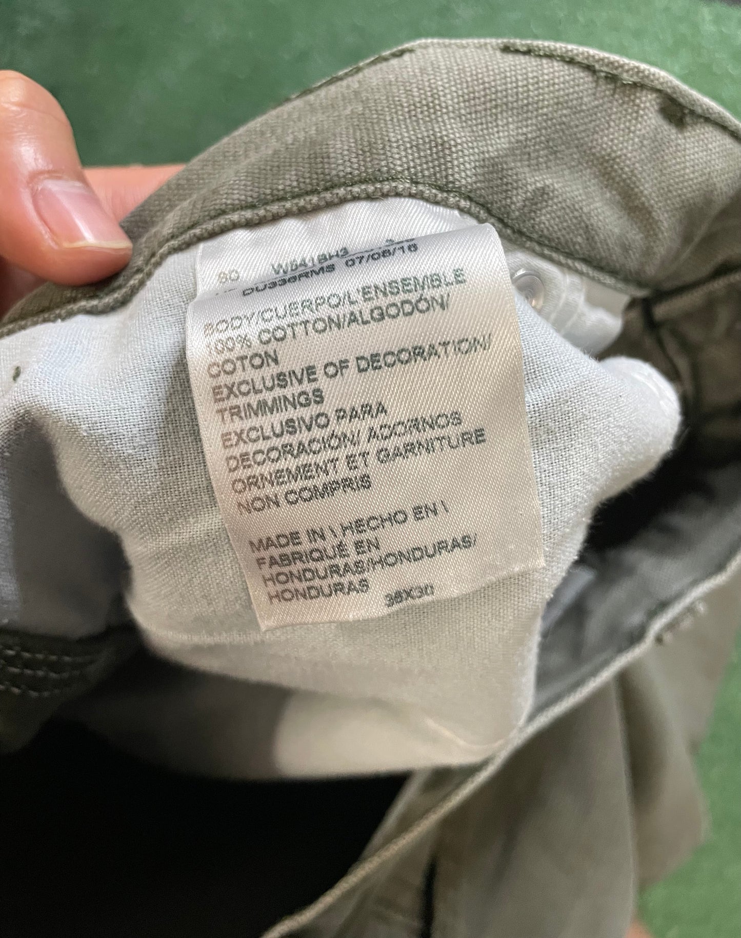 Dickies olive green carpenter jeans