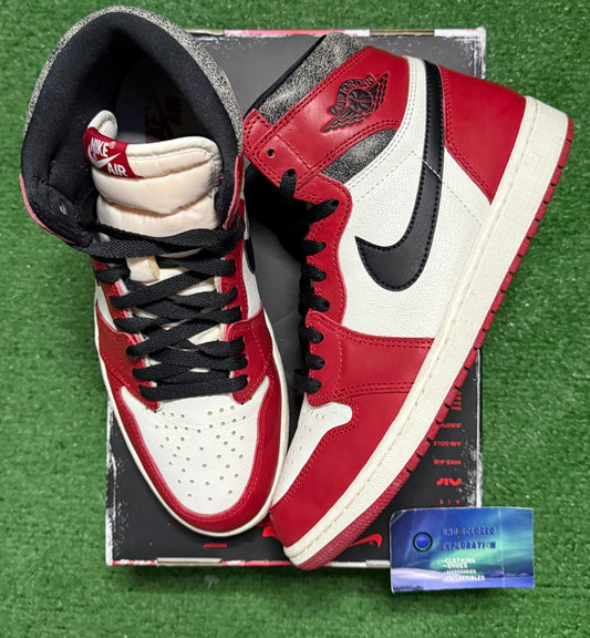 Jordan 1 Lost and Found Chicago 10 Men/11.5 Women “Preowned”