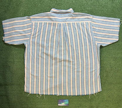 Vintage Manhattan club cropped button up