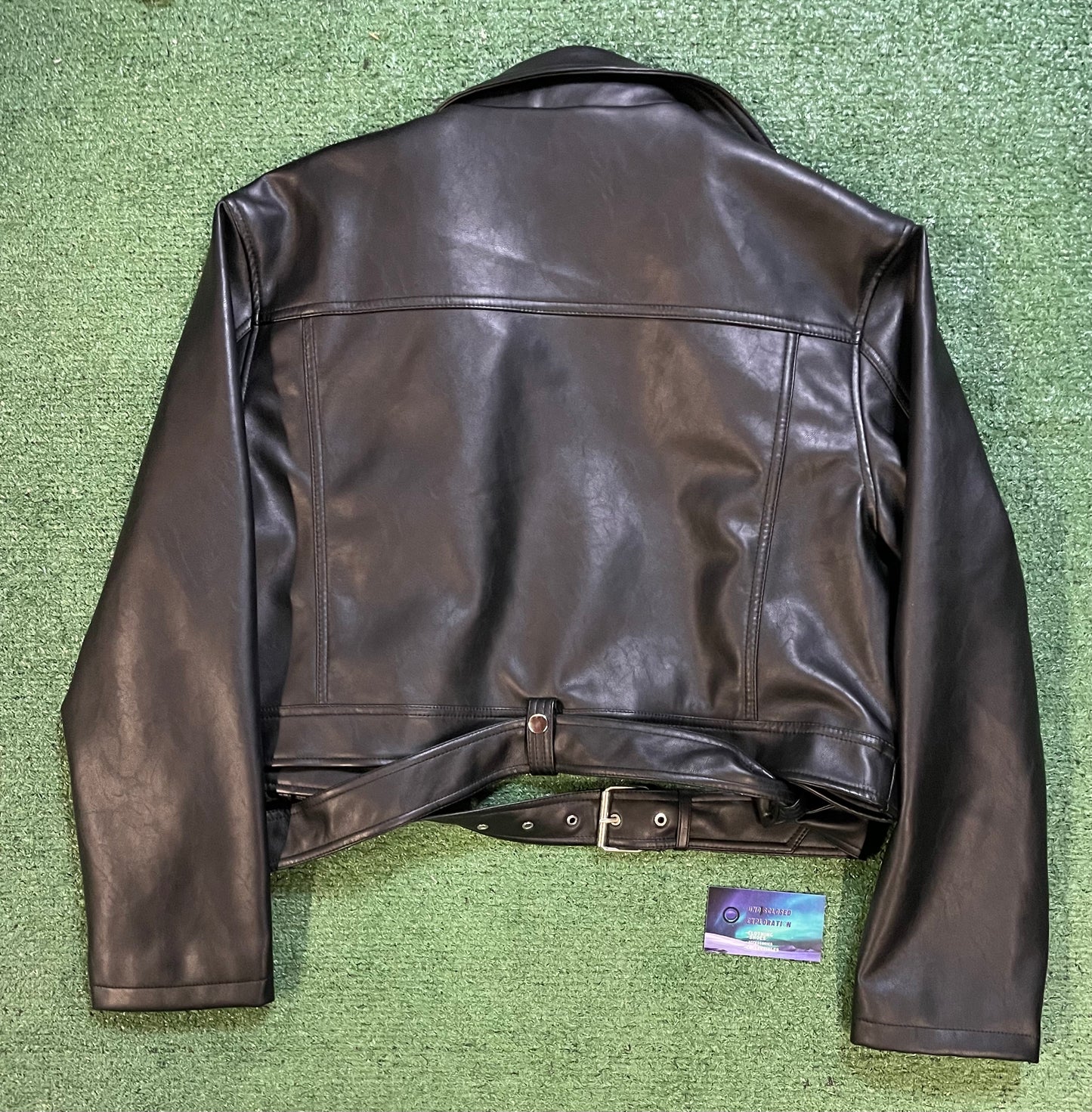 Topshop biker leather jacket