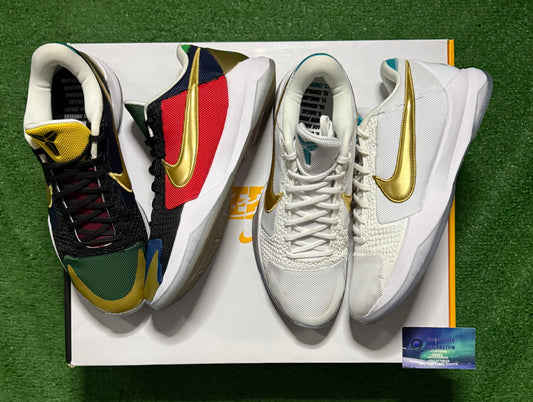 Kobe 5 Undefeated What If Pack 11.5 Men/13 Women “Preowned”