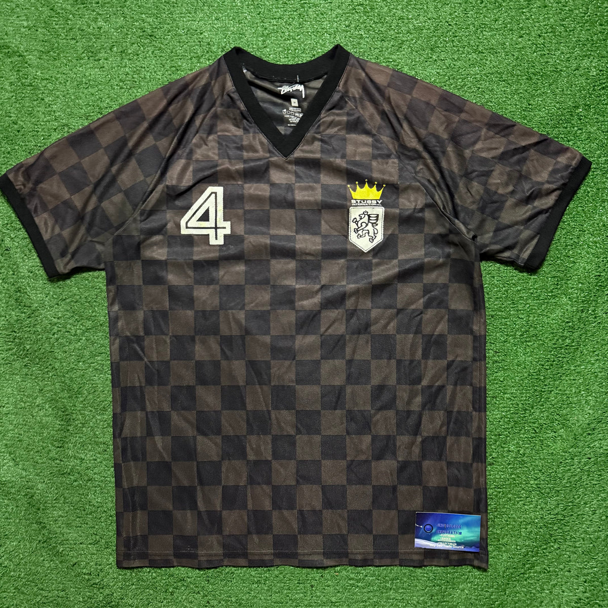 Stussy Checkerboard Soccer Jersey
