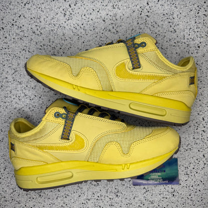 Nike Air Max 1 Travis Scott Saturn Gold 9 Men/10.5 Women “Preowned”
