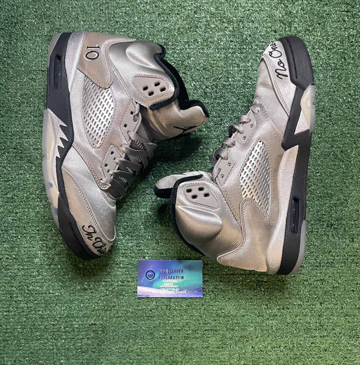 Air Jordan 5 10th Anniversary wings size 7.5men/9women