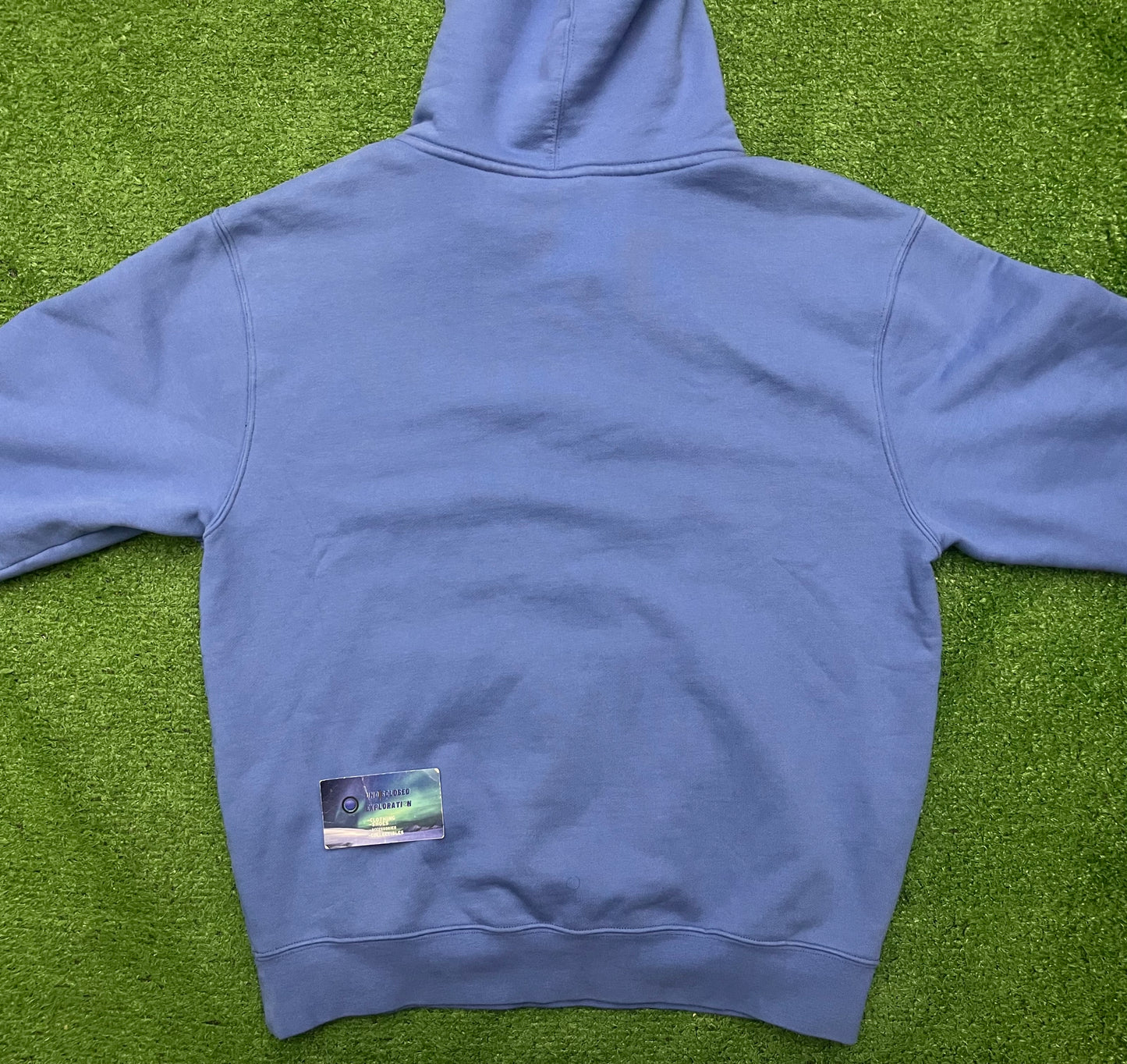 Supreme Nike Half Zip Hooded Sweatshirt Blue