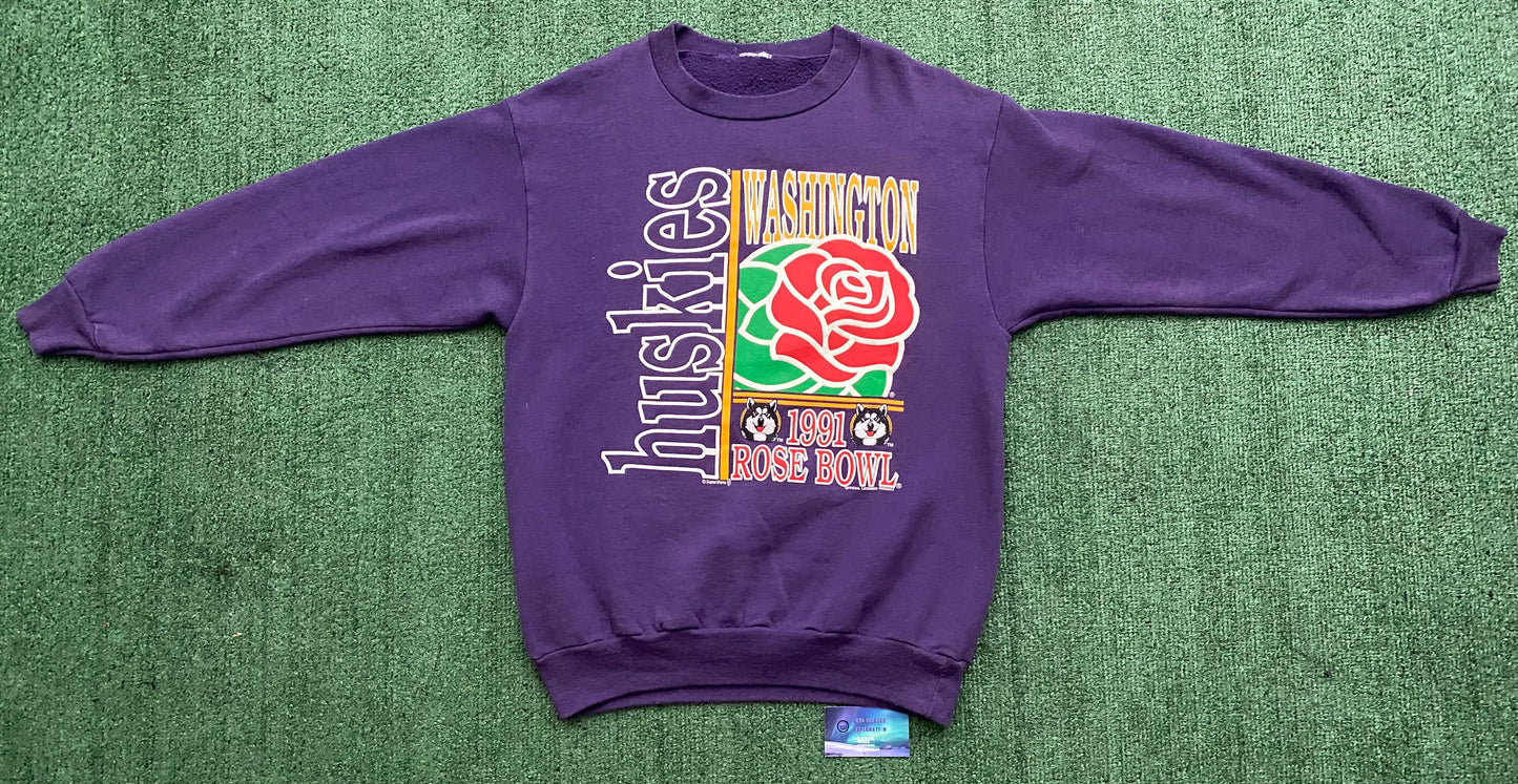 Vintage UW 1991 Rose Bowl Crewneck