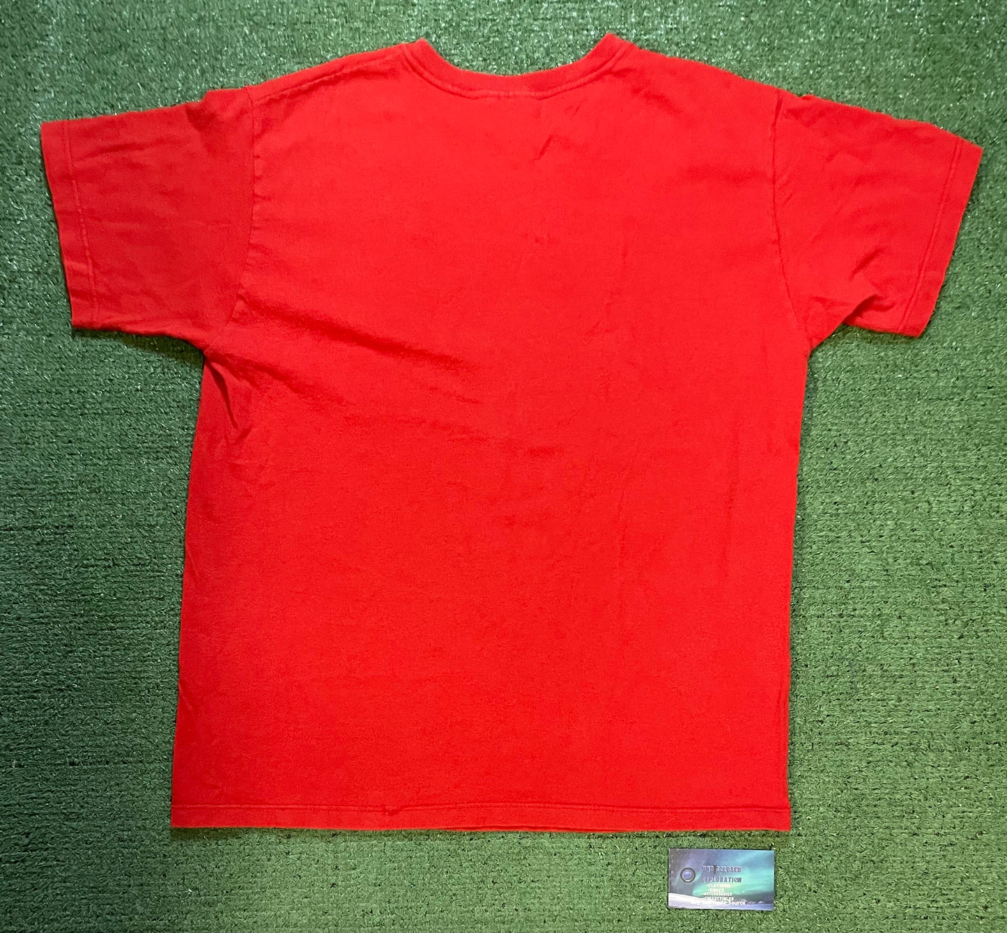 Vintage 1990s Adidas red embroidered tee