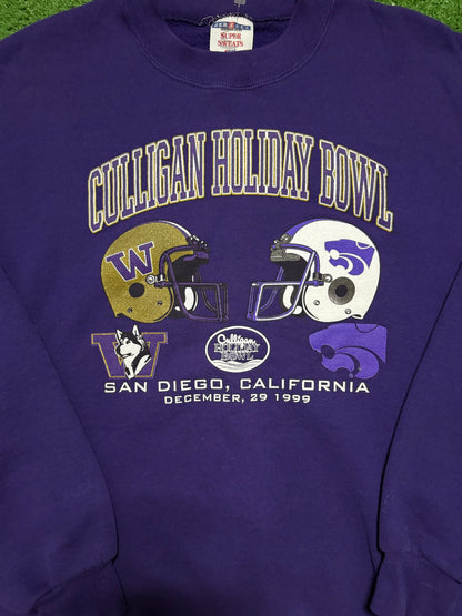 Vintage Washington Huskies Crewneck Vs Kansas State