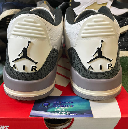 Air Jordan 3 Retro cement grey size 14men/15.5women
