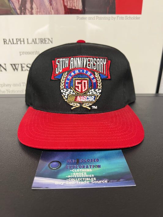Vintage 1990s NASCAR 50th Anniversary  Hat