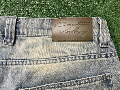 AZVA Crystal Cactus Denim jeans