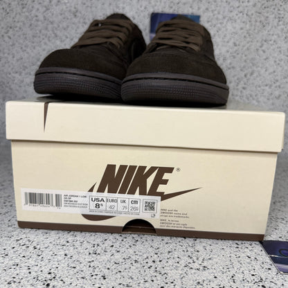 Jordan 1 Low Travis Scott Velvet 8.5 Men “Preowned”