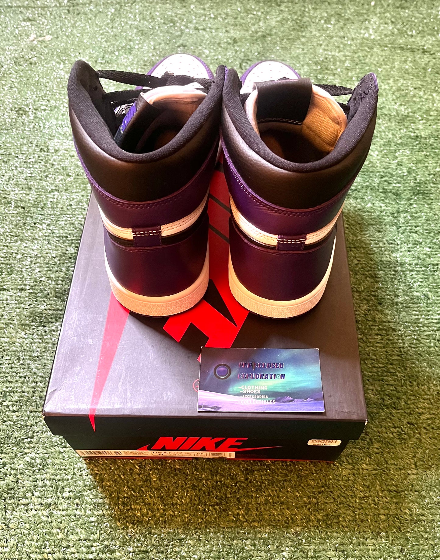 Jordan 1 High Court Purple size 8men/9.5women