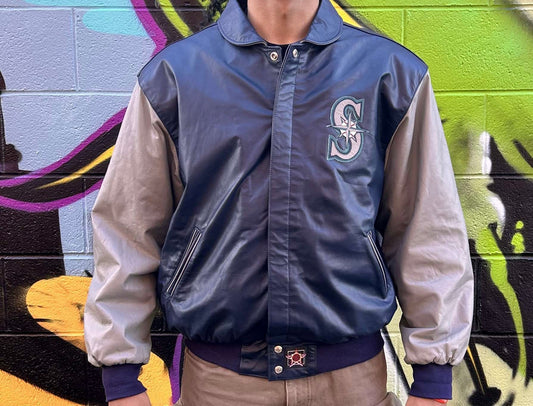 Vintage Seattle mariners Jeff Hamilton jacket