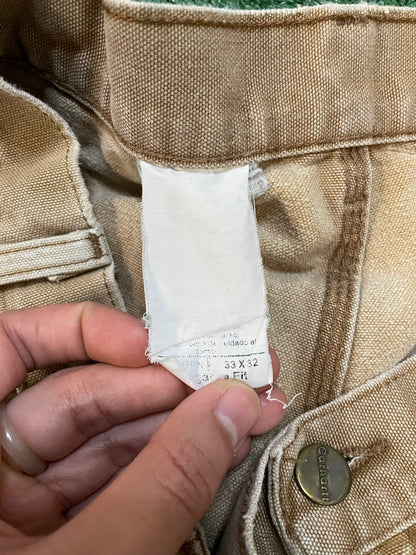 Vintage 1990s Carhartt tan double knees