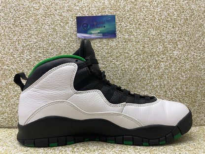 Jordan 10 Seattle 11.5 Men/13 Women “Preowned”