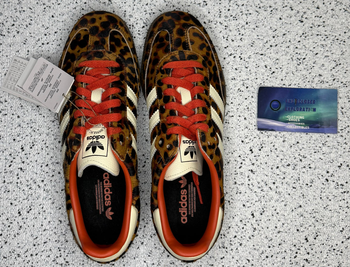Adidas Samba Preloved Red Leopard
