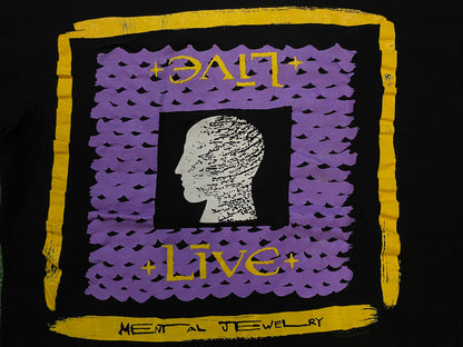 Vintage 1990s live mental jewelry concert tee