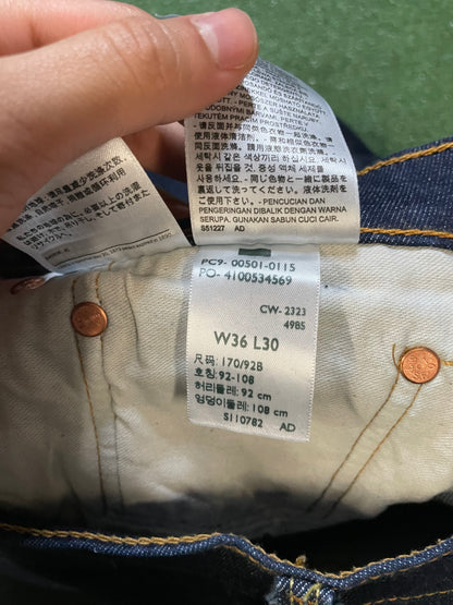 Levi 501 dark wash jeans