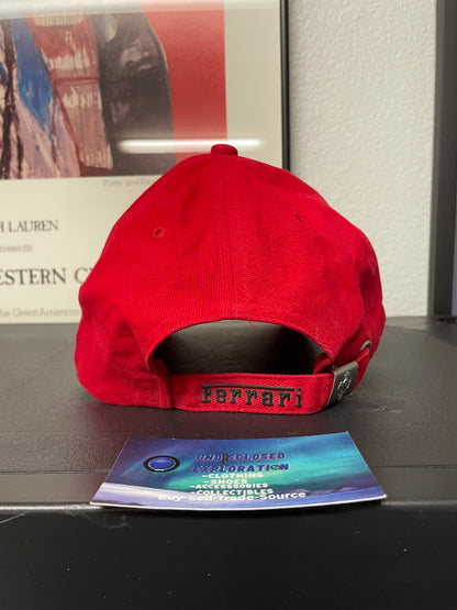 Vintage Ferrari red horse hat