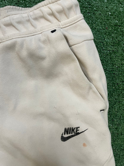 Nike beige tech fleece pants