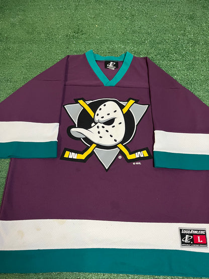 Vintage 1990s mighty ducks hockey jersey