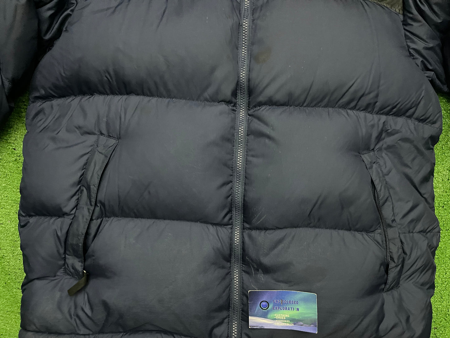North Face Navy Nuptse