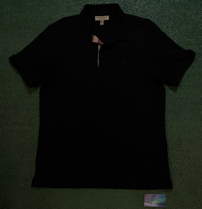 Burberry black polo
