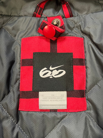Nike 6.0 red & black plaid jacket