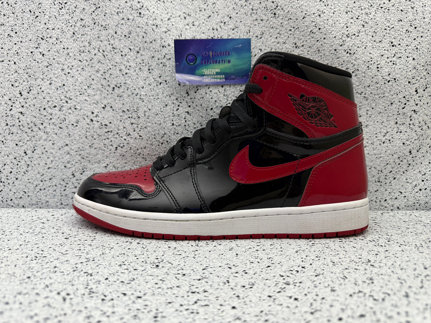 Jordan 1 Patent Bred 10.5 Men/12 Women “Preowned”