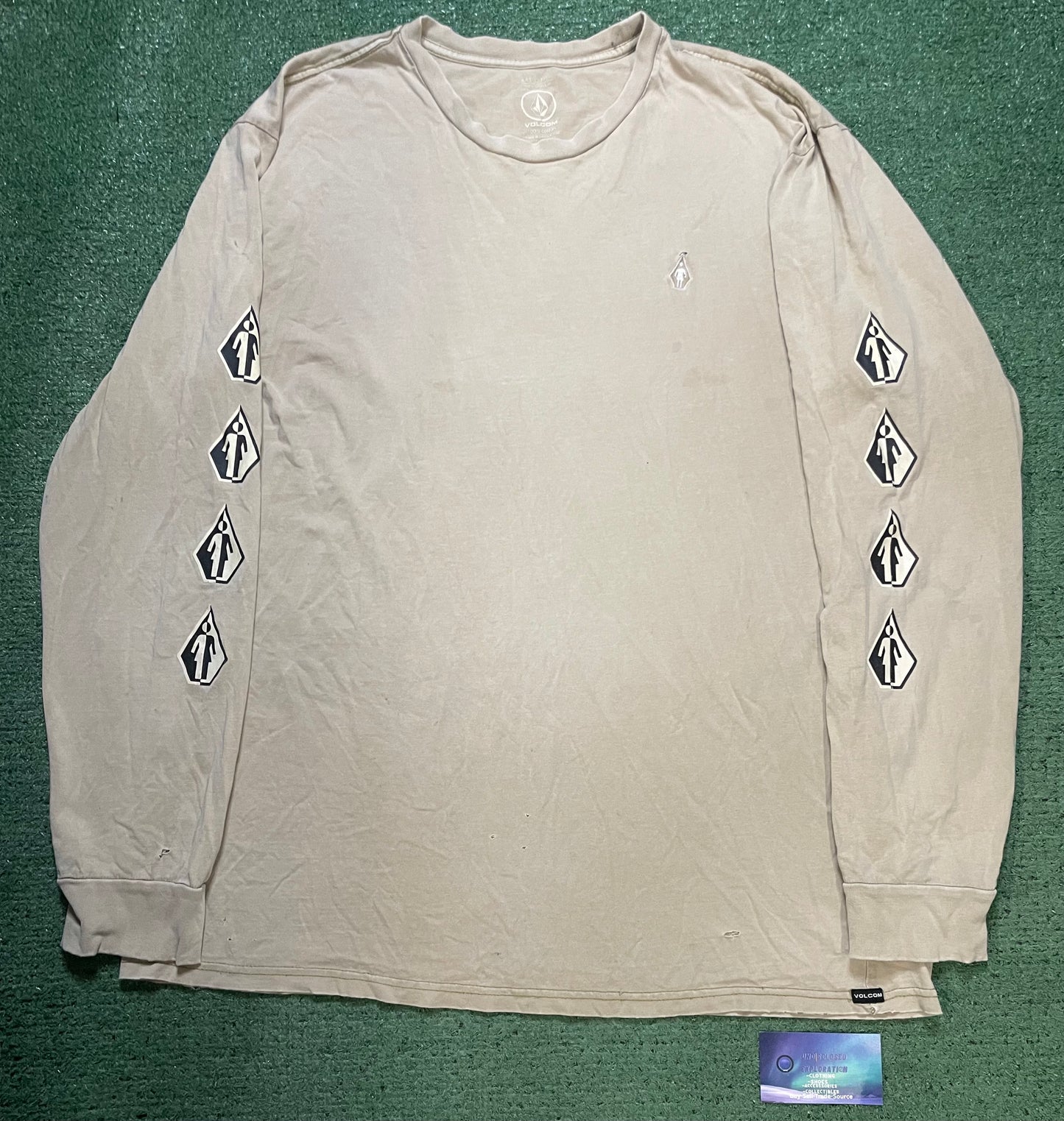 Volcom x Girl Skateboards beige longsleeve
