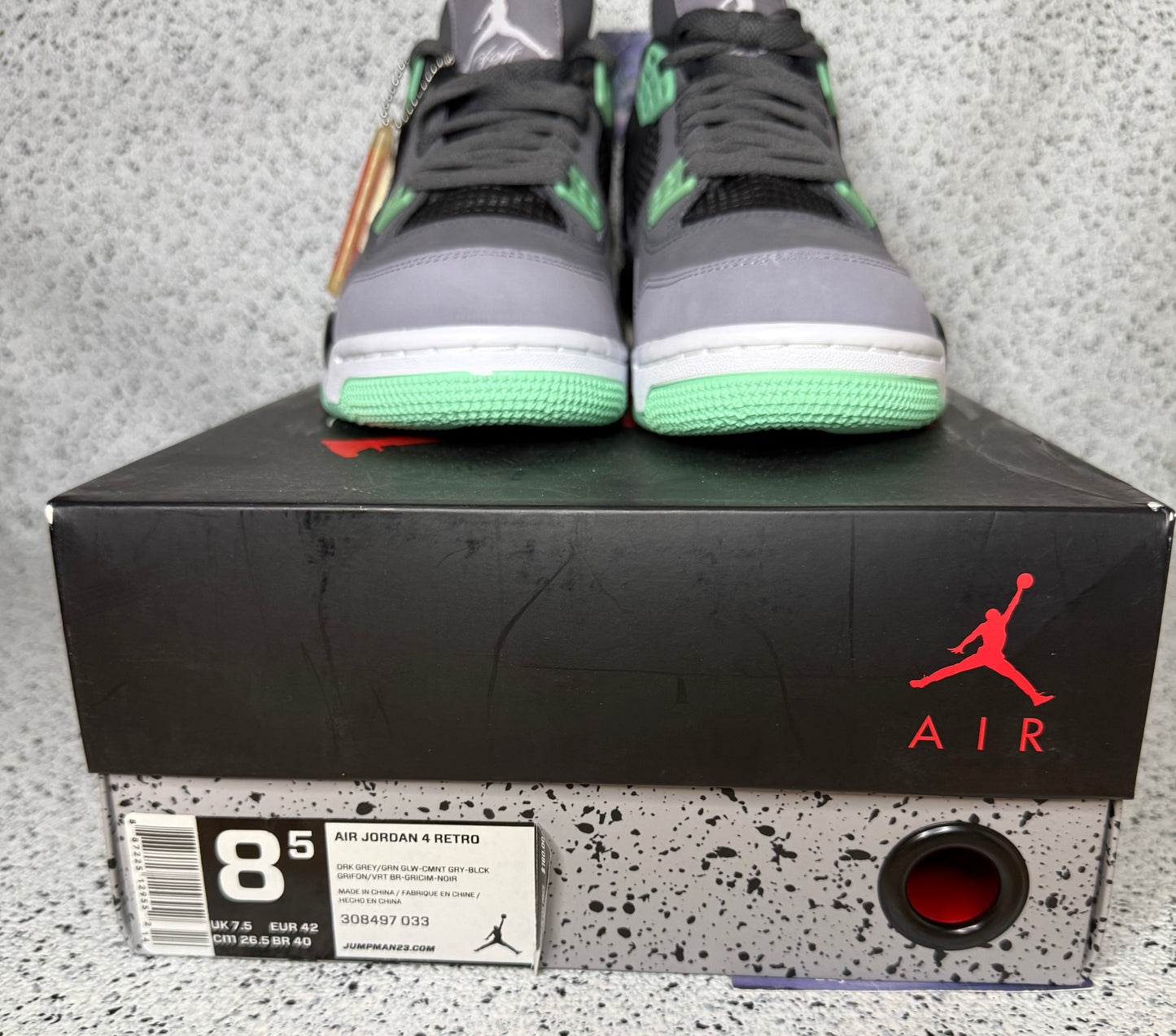 Jordan 4 Green Glow