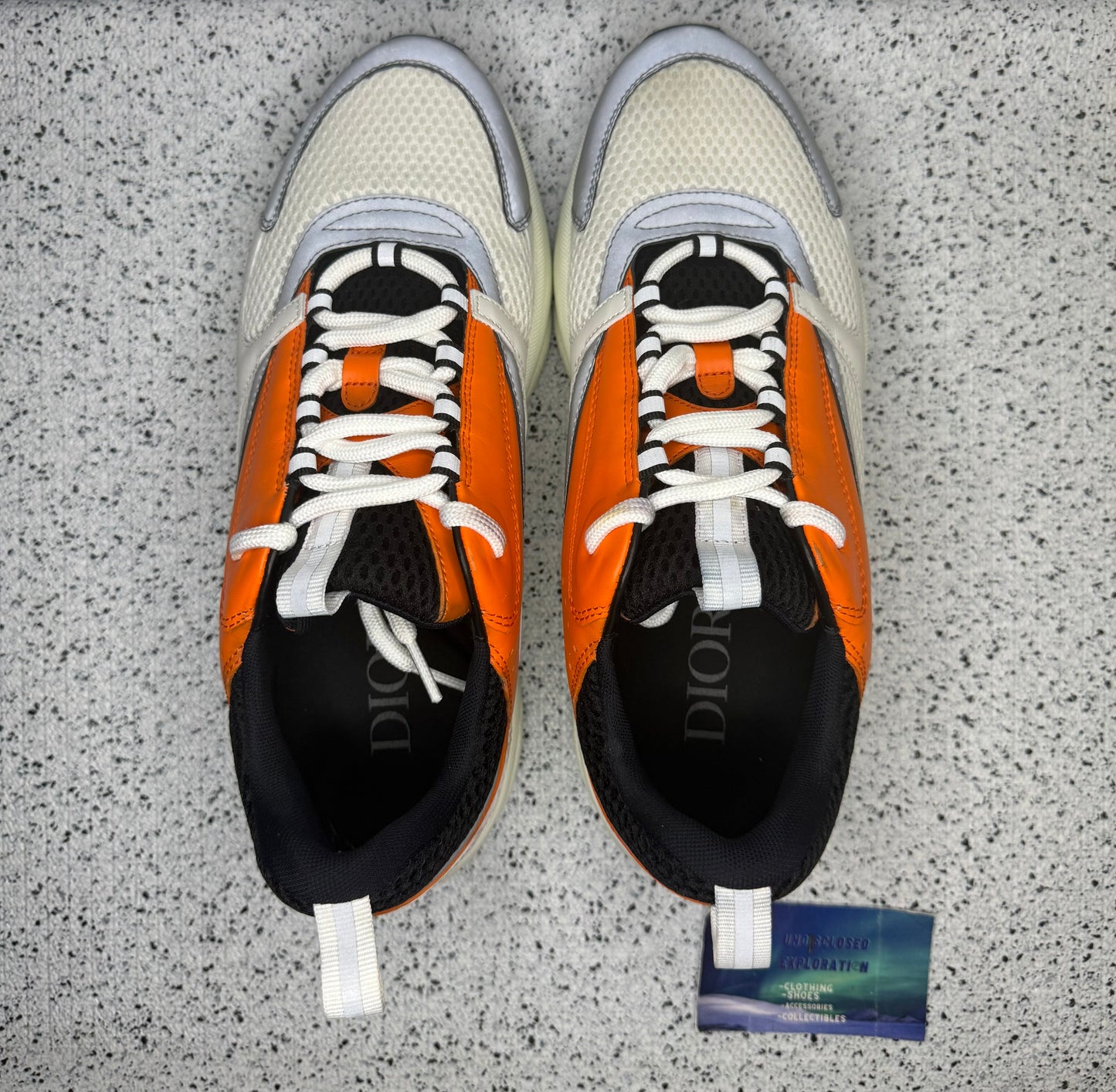 Dior B22 White Orange 9 Men/42 EU “Preowned”