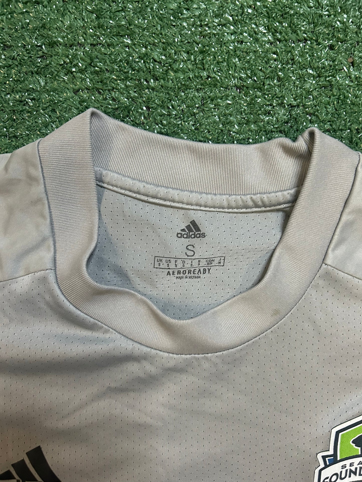 Adidas Seattle Sounders FC gray training jersey
