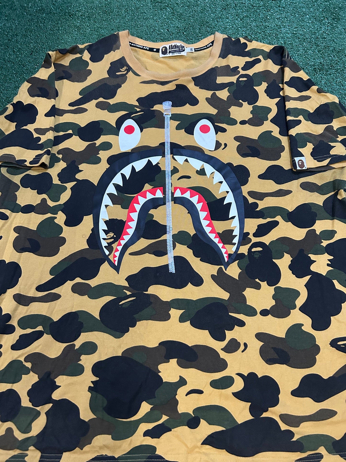 Bape 1ST camo shark tee