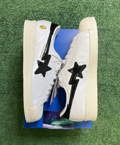 Adidas Superstar vintage white black X Bape