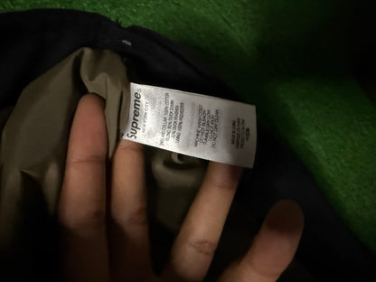 Supreme Schott Canvas Down Trucker Jacket Black