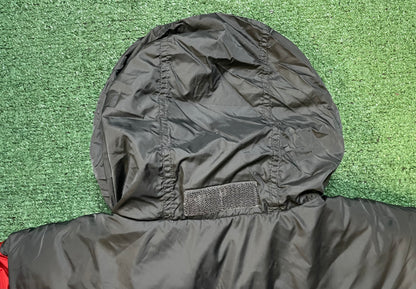 Vintage 1990s The North Face red and grey Nuptse 700 jacket