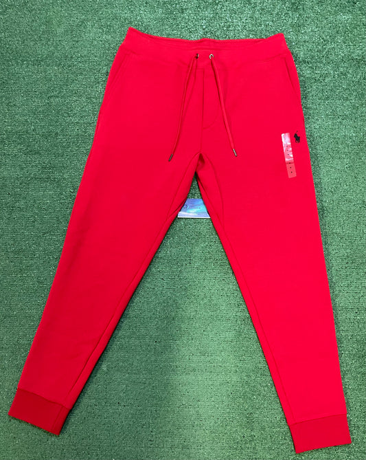 Polo Ralph Lauren Red Double Knit Tech Jogger Pants